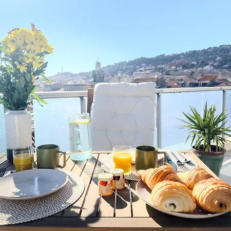 L'escale Setoise , Terrasse, Vue Mont St Clair Apartment *