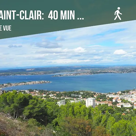 L'escale Sètoise , Terrasse, Vue Mont St Clair Appartamento